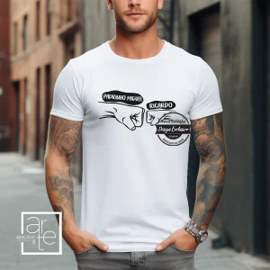 T-shirt padrinho "fist bump"