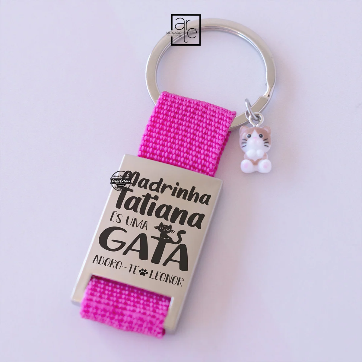 Porta-chaves nylon "Madrinha gata" - Image 2