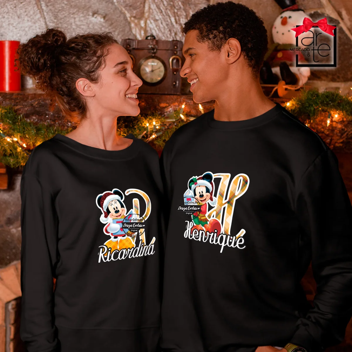 Sweat de Natal "Minnie/Mickey" Inicial - Image 3