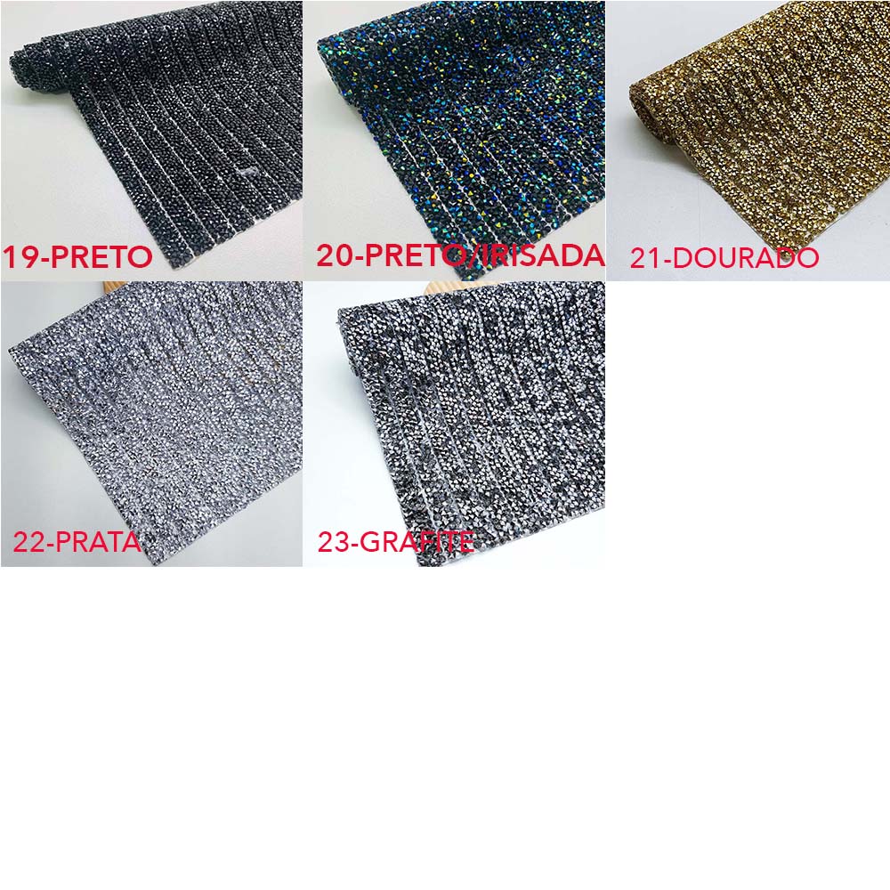 Tira Micro Manta Strass Termo Colante 1.0x40cm - Image 5