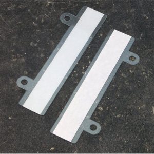 Suporte transparente plano com 2 furos