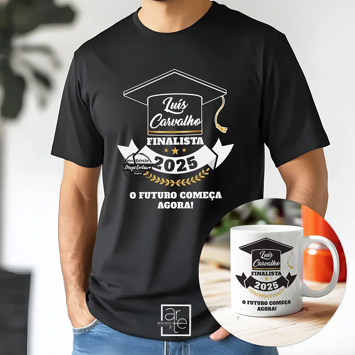 T-shirt e/ou caneca "Finalista" - Image 3