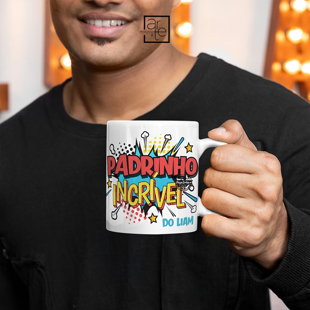 Caneca "Padrinho incrível" - Image 2