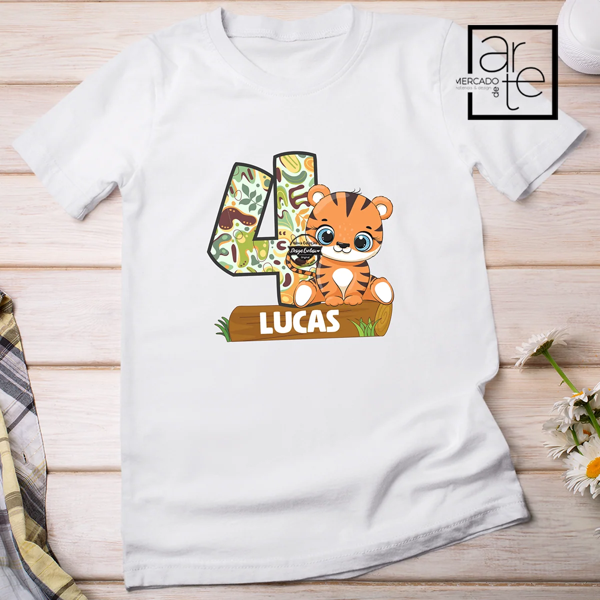 T-shirt aniversário "Animais" - Image 8