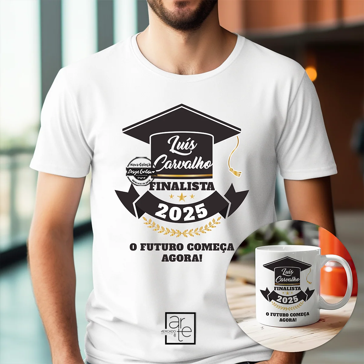 T-shirt e/ou caneca "Finalista" - Image 2