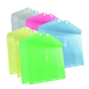 Envelope em PP200 microns com pala a fechar com velcro