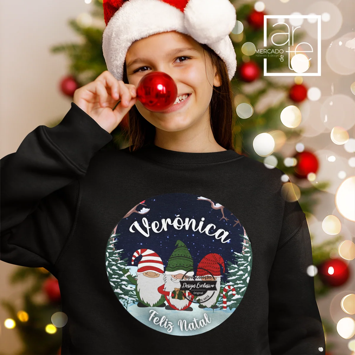 Sweat natal gonomos "Feliz Natal" - Image 3