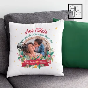Almofada natal " És uma grande mãe e uma super avó"