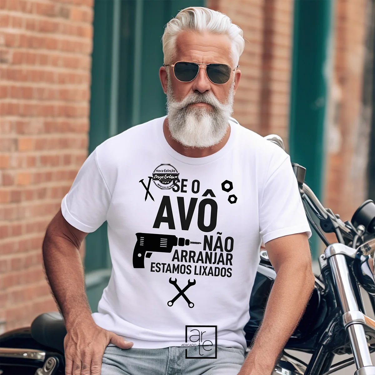 T-shirt "Se o avô não arranjar..." - Image 2