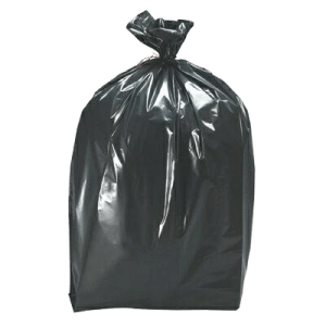 Saco Plástico p/ Lixo – Leve – Preto – 40 litros – Nobre
