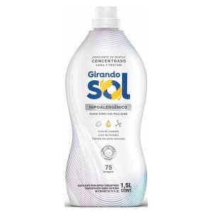 Amaciante Concentrado – Hipoalergênico – 1,5l – Girando Sol