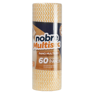 Pano multiuso (rolo c/28cm x 30m picotado aprox 50cm) laranja – Nobre