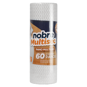 Pano multiuso (rolo c/28cm x 30m picotado aprox 50cm) branco – Nobre
