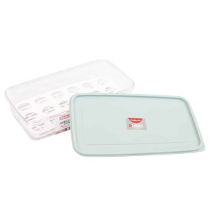 Organizador p/ ovos duplo c/ tampa plastica – Global