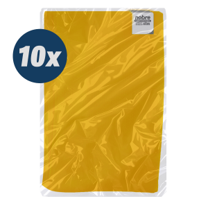Pano de microfibra 40x60cm (pacote c/ 10 unid.) amarelo Slim – Nobre