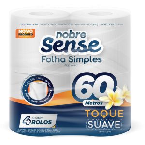 Papel higiênico 10cm x60m  Nobre Sense