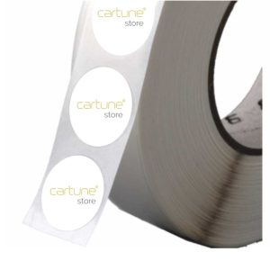 Bobine de etiquetas aucocolantes