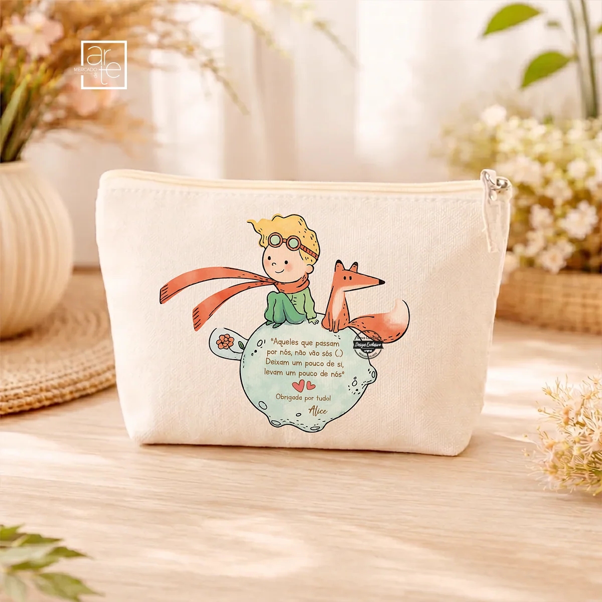 Bolsa principezinho "Aqueles que passam por nós..." - Image 2