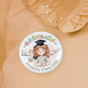 Crachá finalista "Menino/Menina"