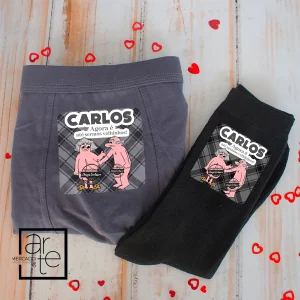 Boxer e/ou meias "Até sermos velhinhos"