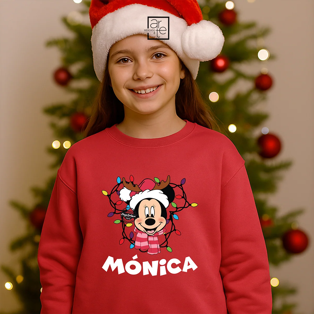 Sweat de natal "Minnie e Mickey" - Image 3
