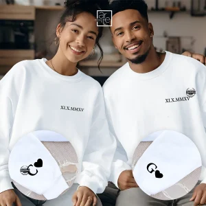 Sweats namorados "Numeração romana"