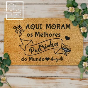 Tapete de entrada "Padrinhos"