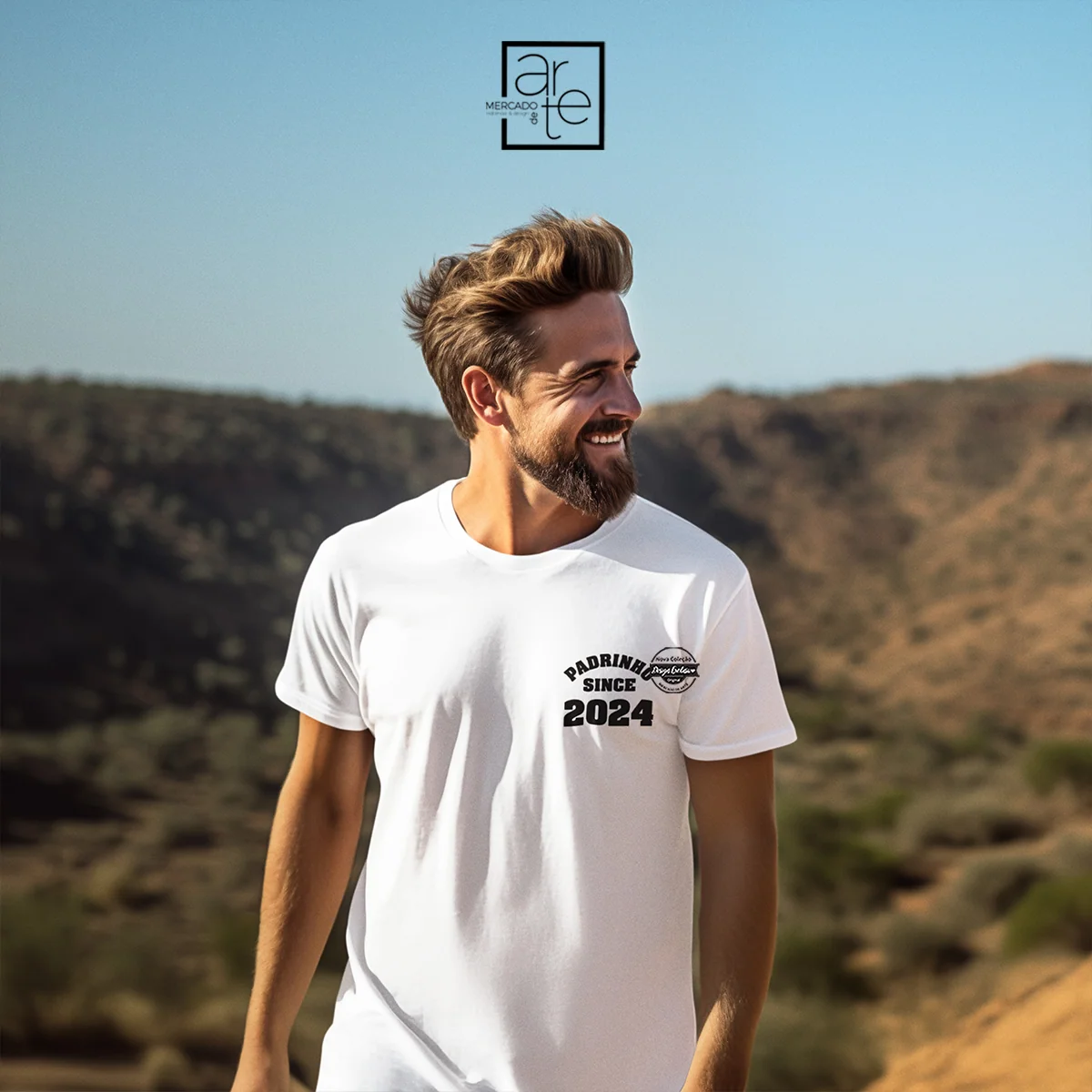 T-shirt "Padrinho desde..." - Image 3