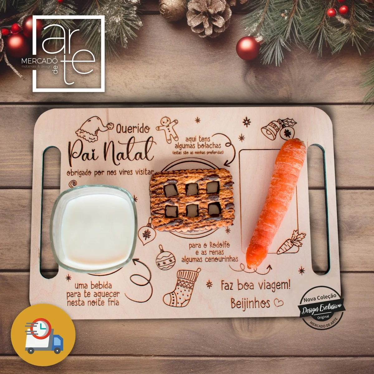 Tabuleiro de ofertas ao Pai Natal - Image 2