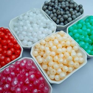 Pérolas Tie Dye Passante 10mm