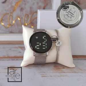 Relógio e/ou pulseira escrava " Amo-te"