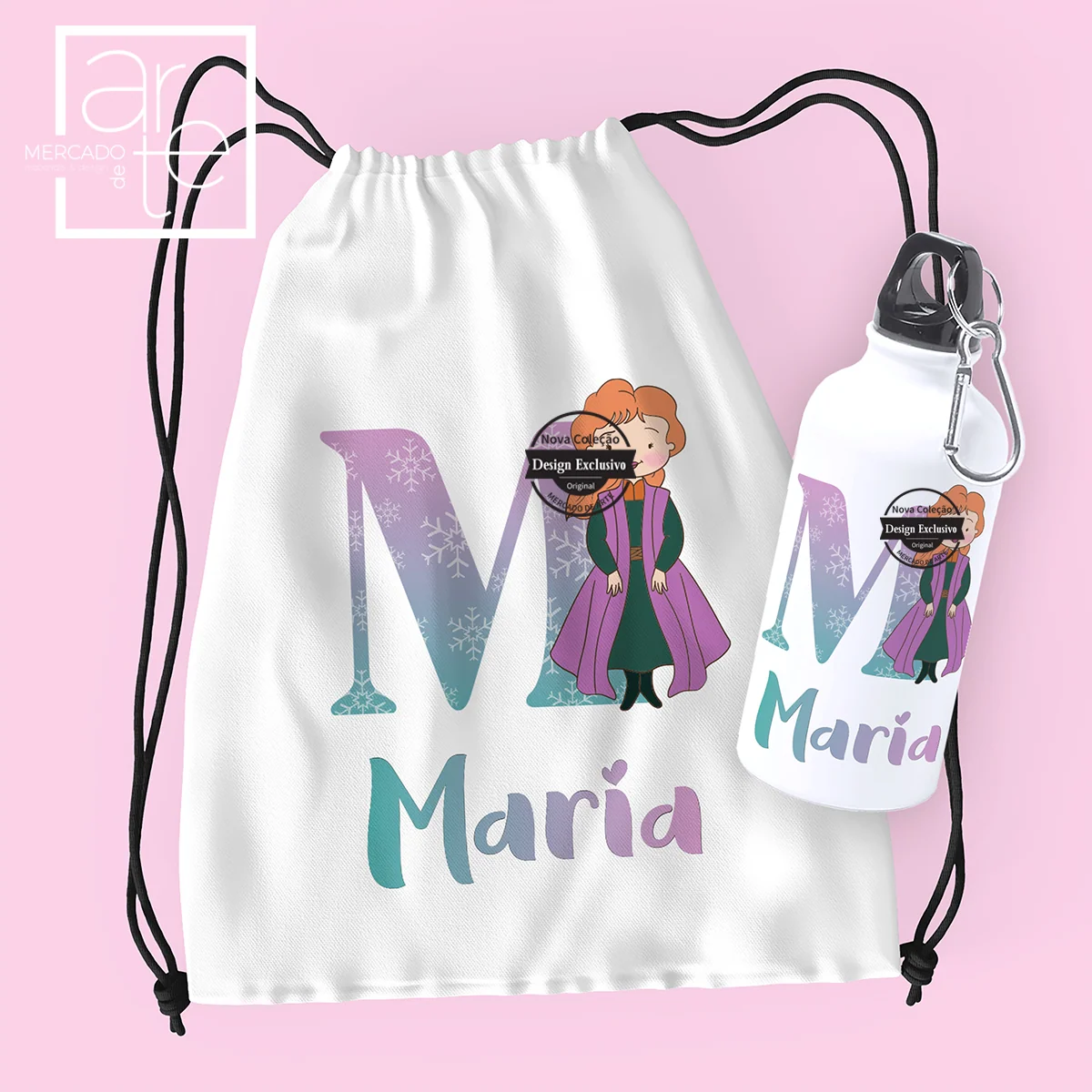 Garrafa e/ou mochila "Princesas" - Image 3