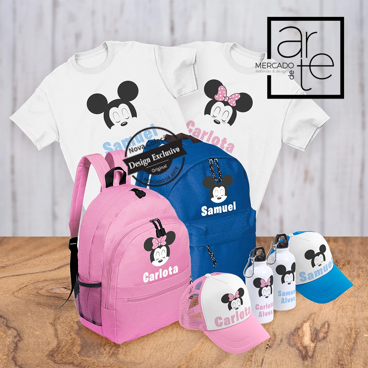 Conjunto de regresso às aulas "Minnie/Mickey" - Image 2