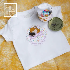 T-shirt 100% algodão ou conjunto "Miúda incrível "