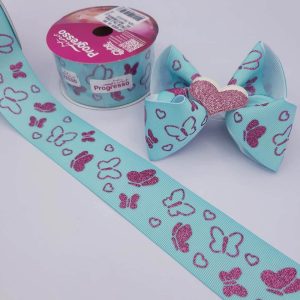 Fita Glitter Borboleta Progresso nº 9-38mm