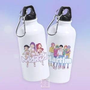 Garrafa 400ml estilo "Guerreiras do Kpop"