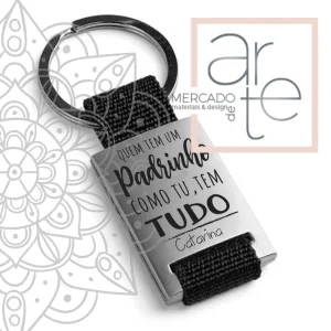 Porta chaves " Padrinho como tu"