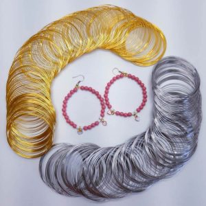 Mola para fazer brincos e Pulseiras 6mm diâmetro – 20 voltas