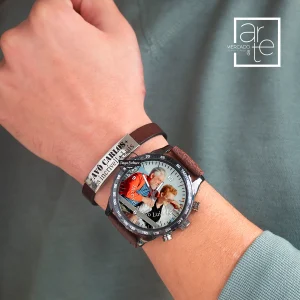Relógio de fotografia e/ou pulseira "Incrível avô"
