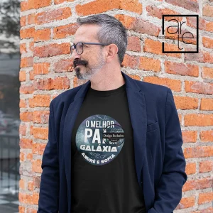 T-shirt " O melhor pai da galáxia"