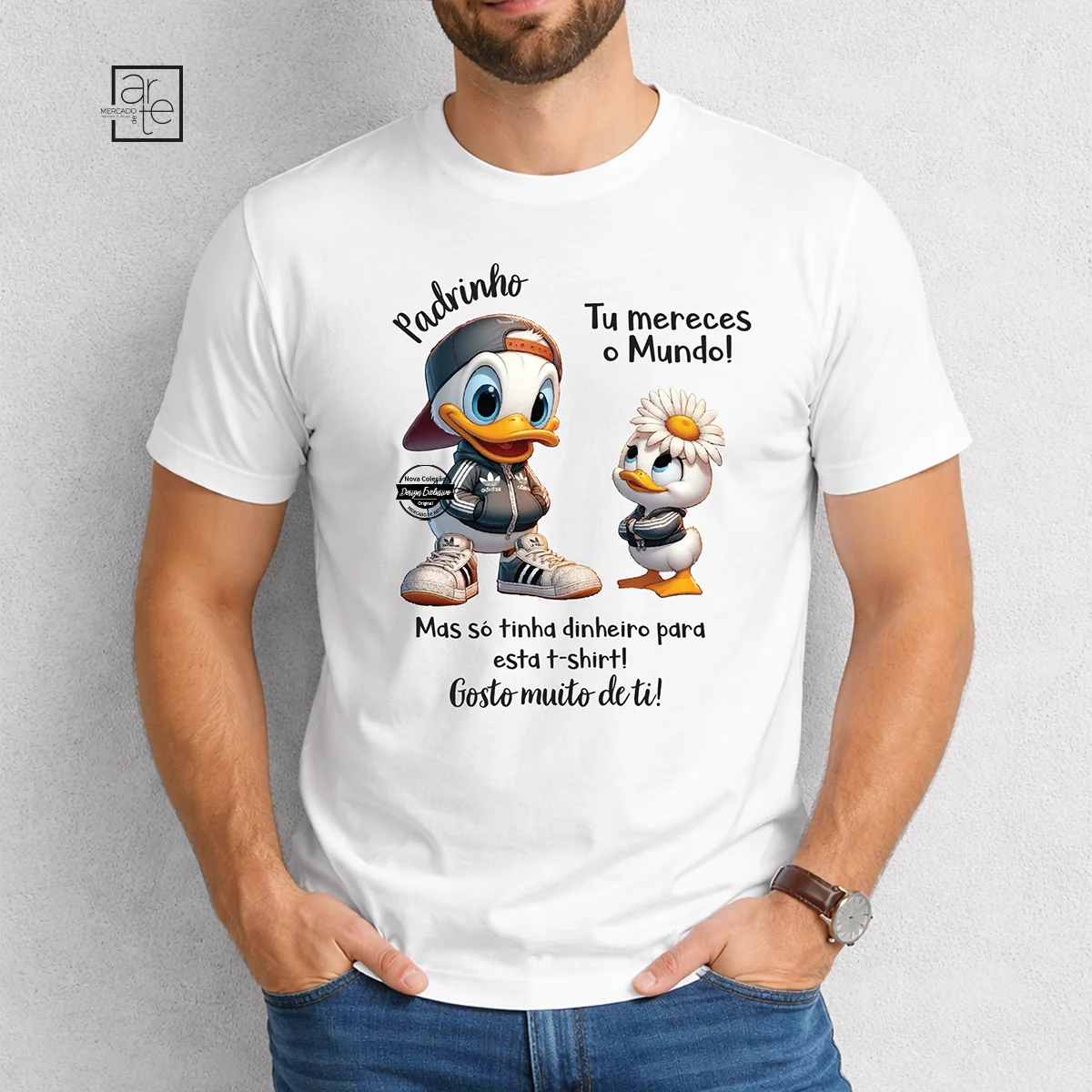 T-shirt Patos "Madrinha / Padrinho" - Image 5